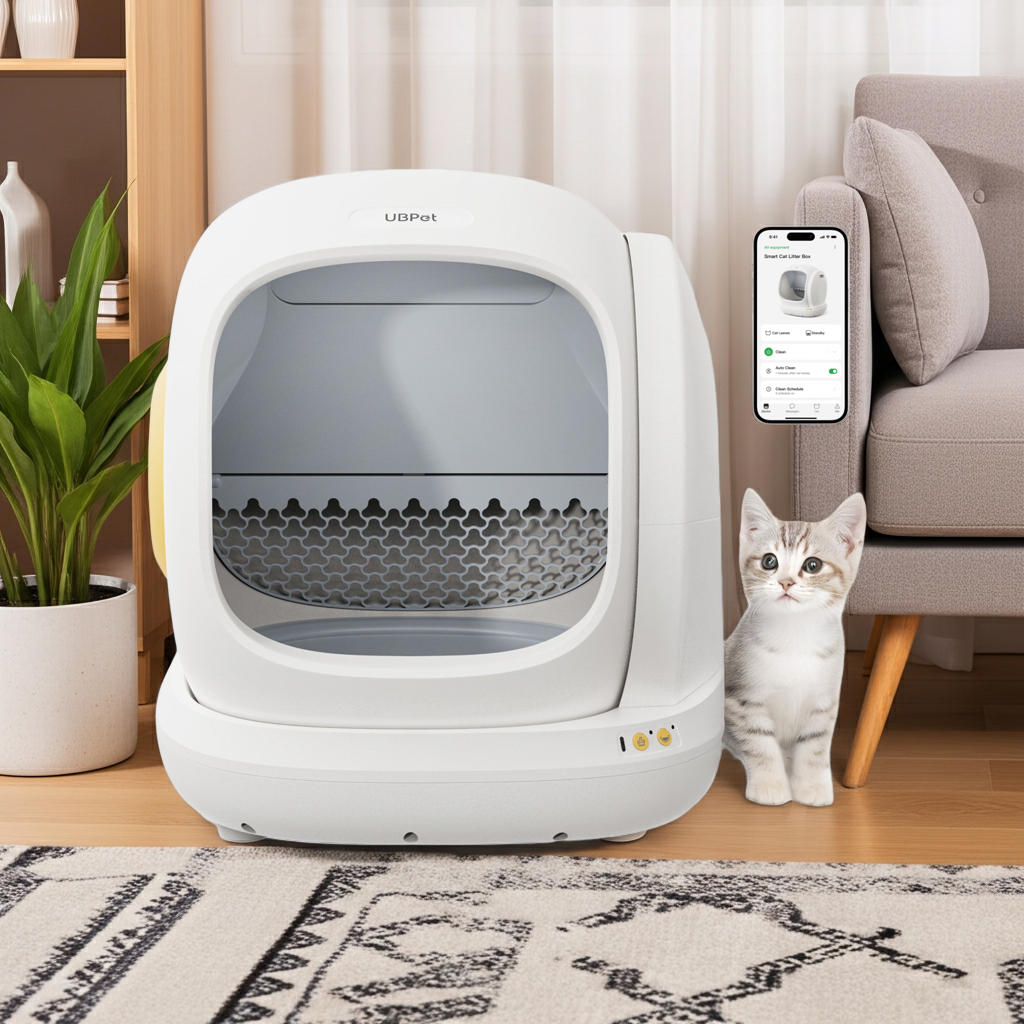 公式限定１万円クーポン! UBPET C20 全自動猫トイレ 超静音 市販ゴミ袋対応